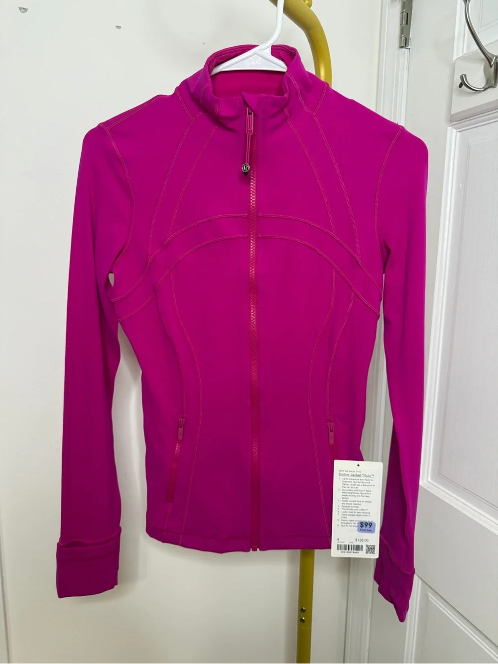 lululemon athletica Women’s Full-Zip Active Jacket - Hot Pink